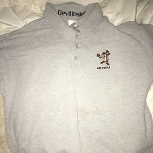 Warner bros polo shirt